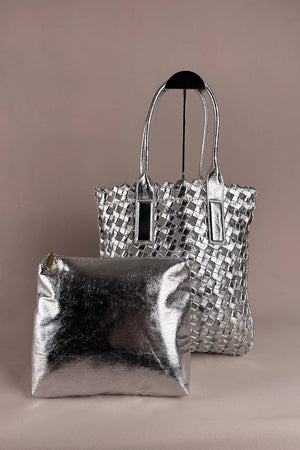 Silver Dokulu Çanta