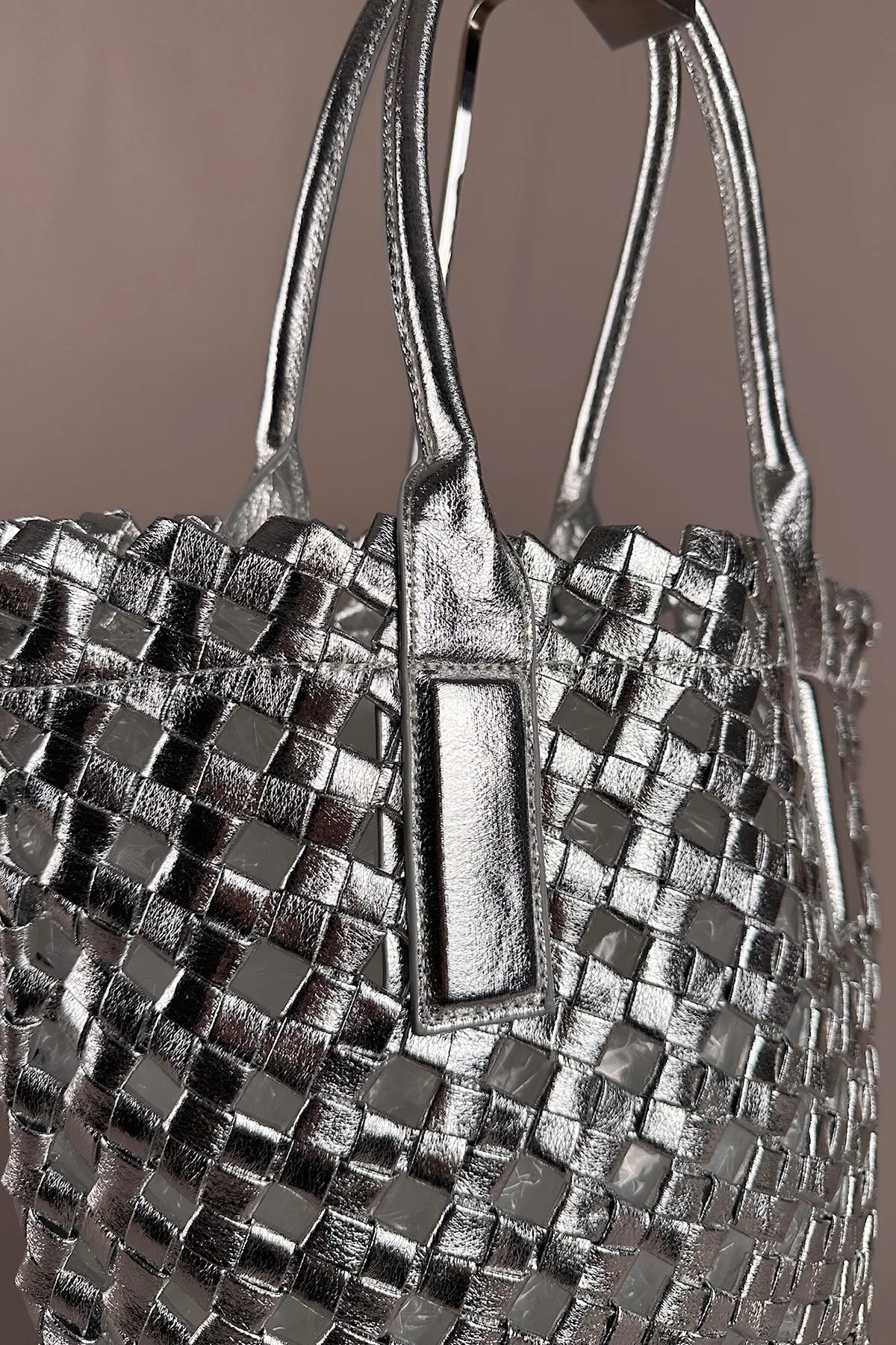 Silver Dokulu Çanta