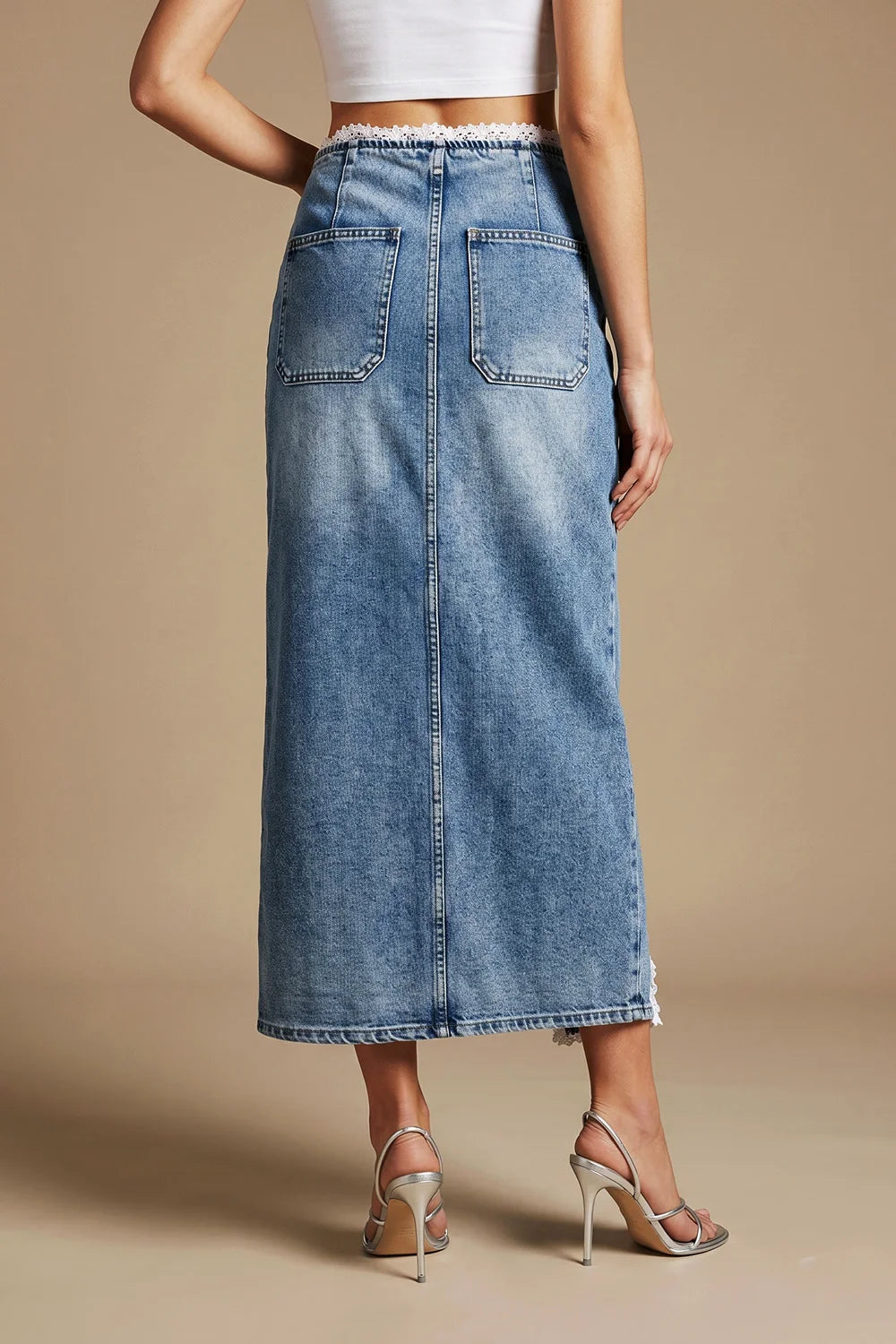 Dantelli Denim Etek