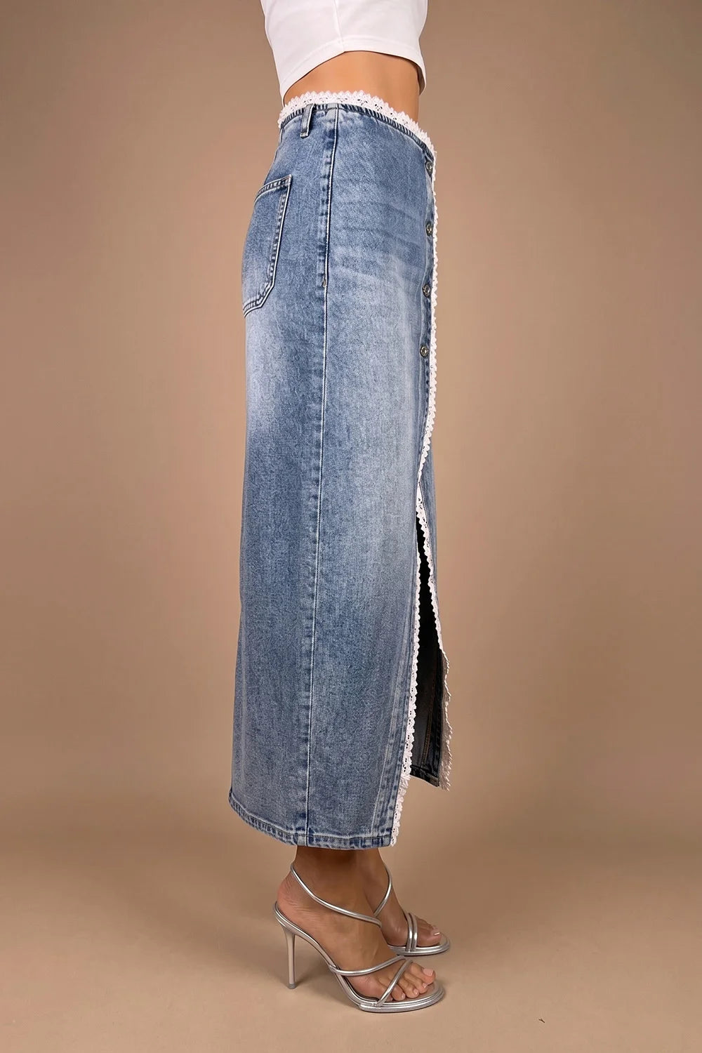Dantelli Denim Etek