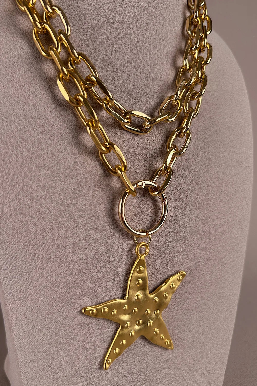Gold Star Kolye