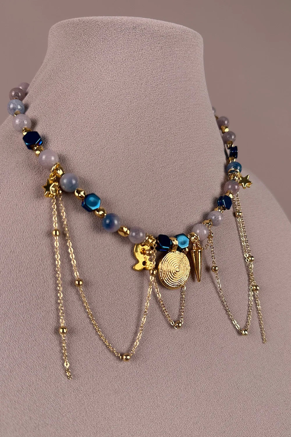 Doğal Taş Charm Kolye