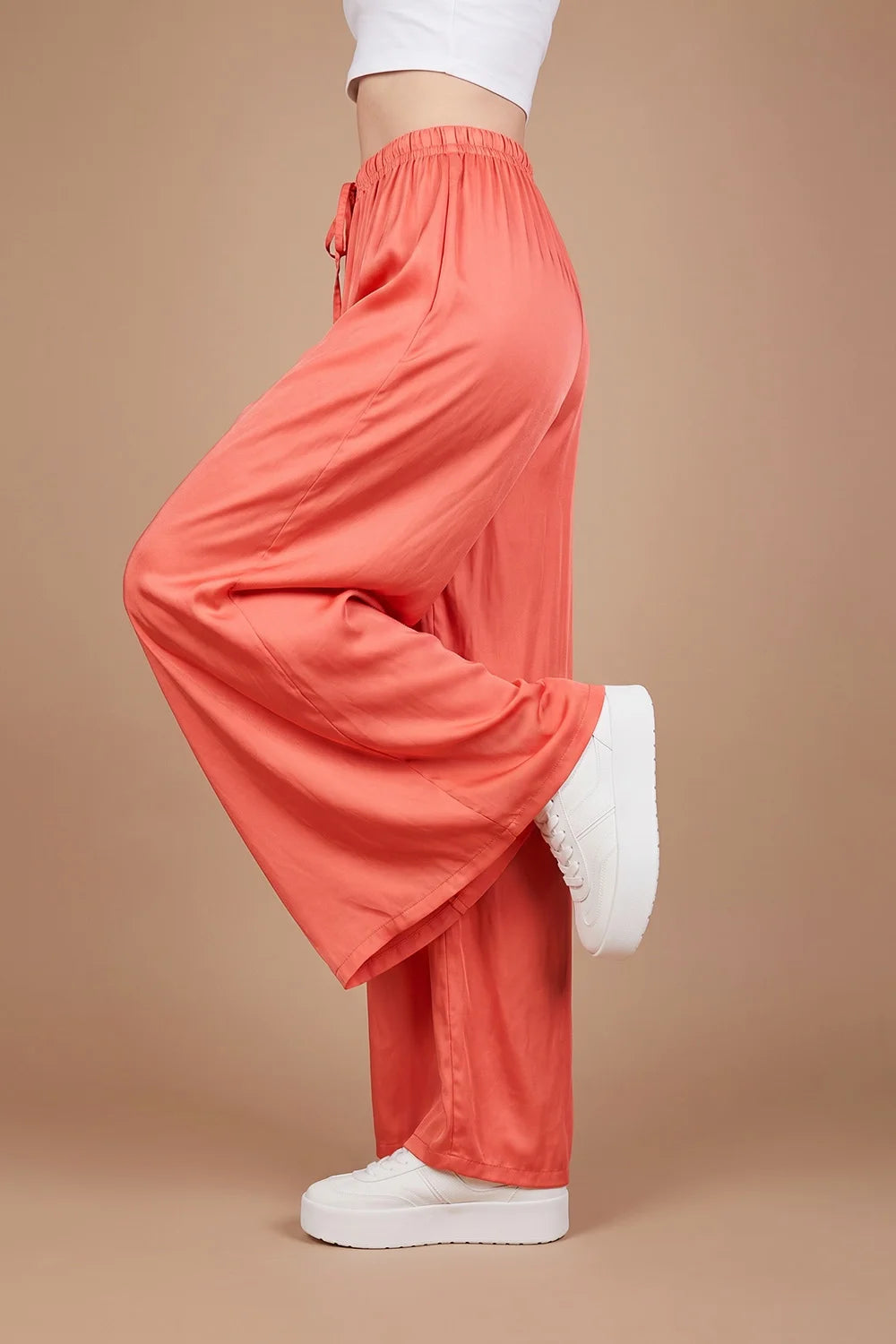 İpek Saten Pantolon