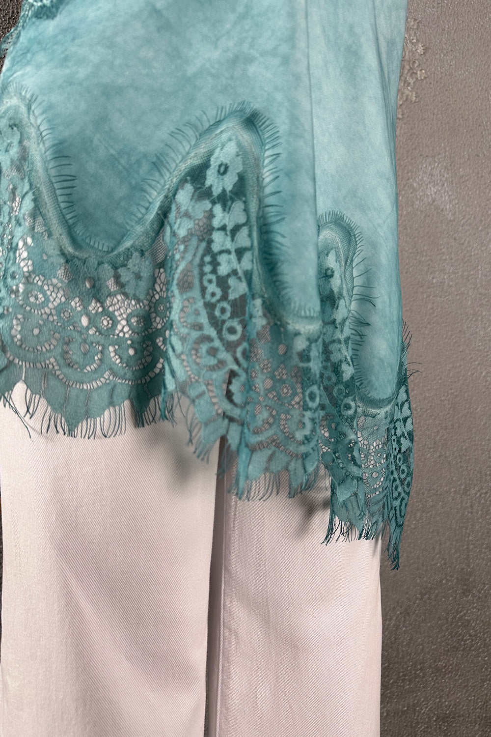 Dantelli Saten Bluz