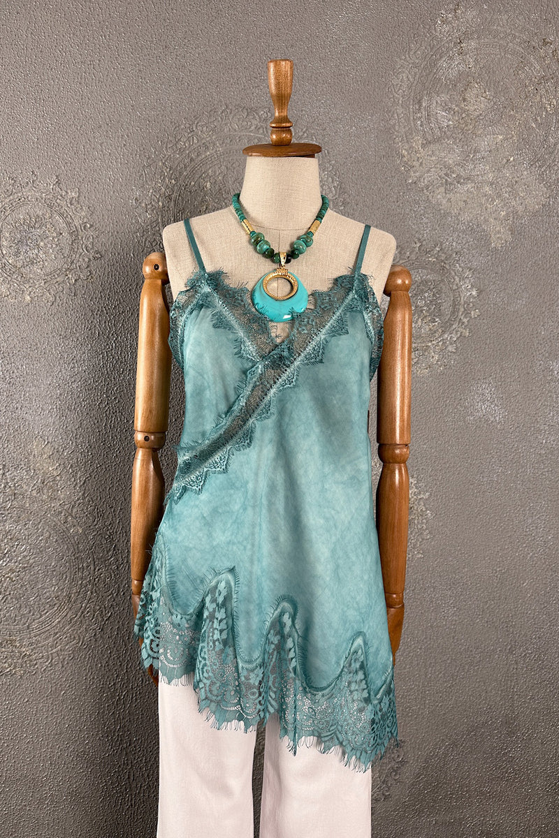 Dantelli Saten Bluz