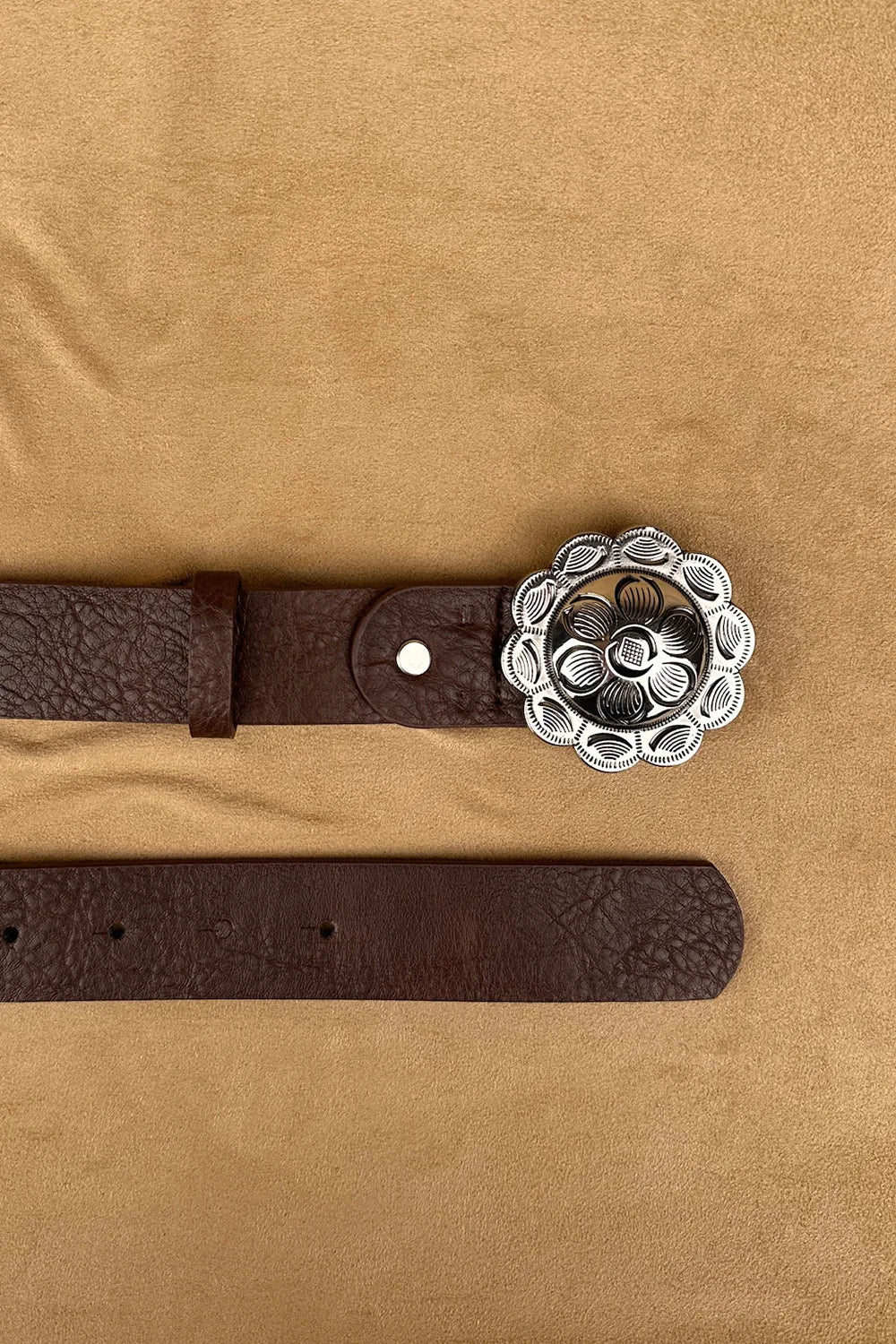 Çiçek Tokalı Vintage Kemer