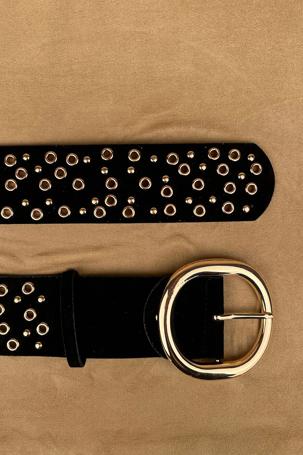 Metal Halka Detaylı Kalın Kemer