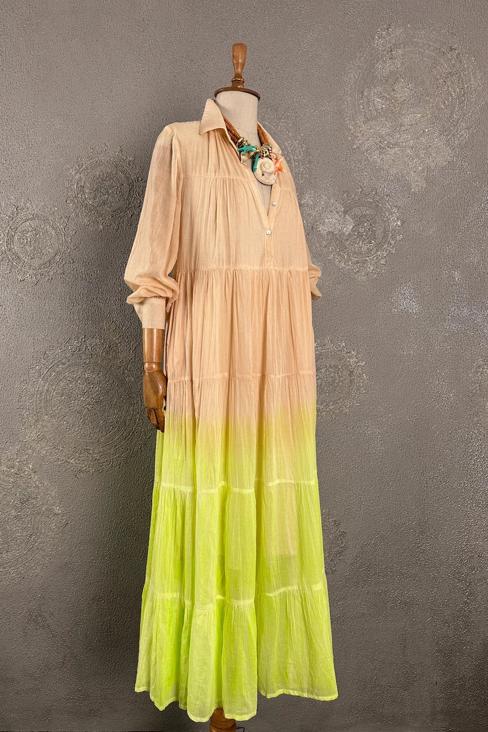 Degrade Maxi Elbise