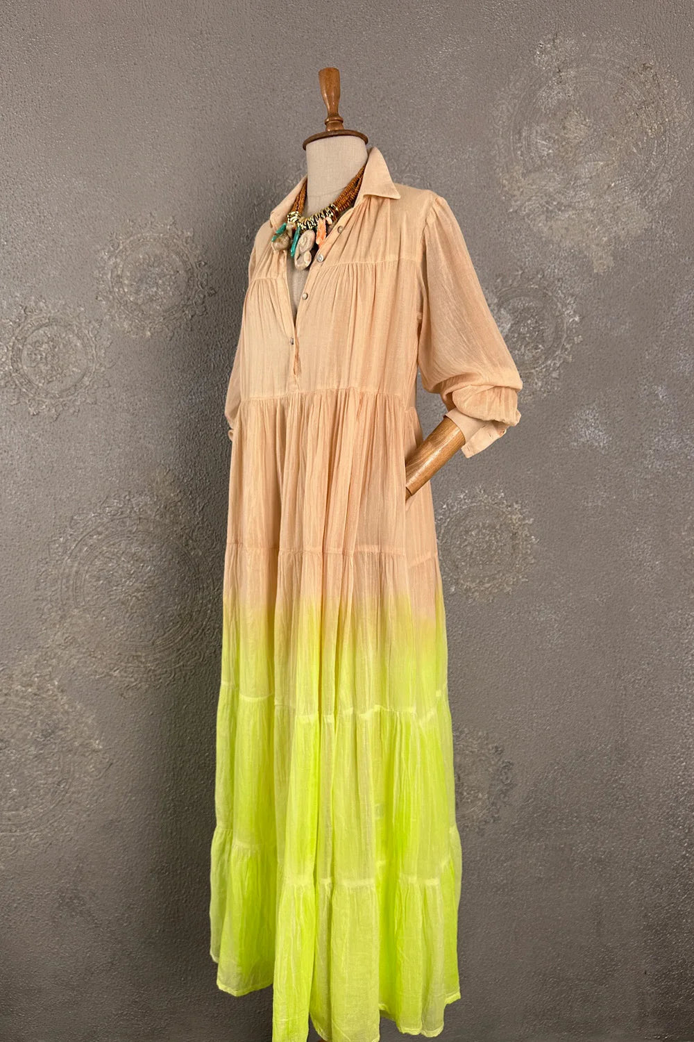Degrade Maxi Elbise