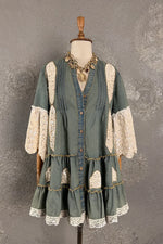 Denim Bohem Elbise