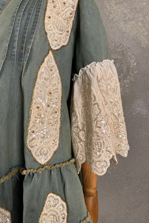 Denim Bohem Elbise