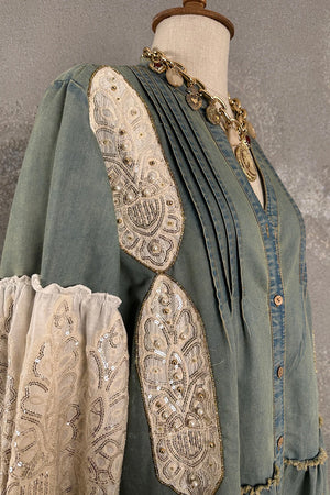 Denim Bohem Elbise