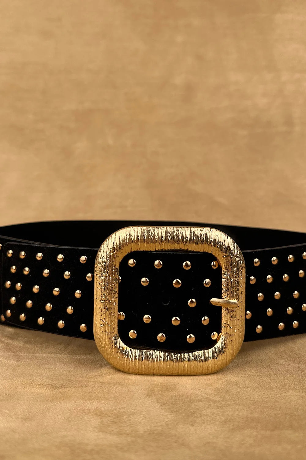 Zımba Detaylı Elastik Kemer