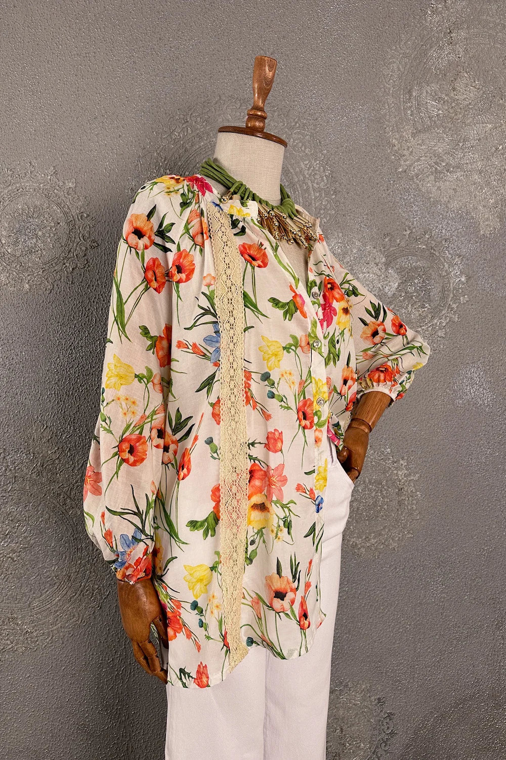 Floral Desenli Gömlek