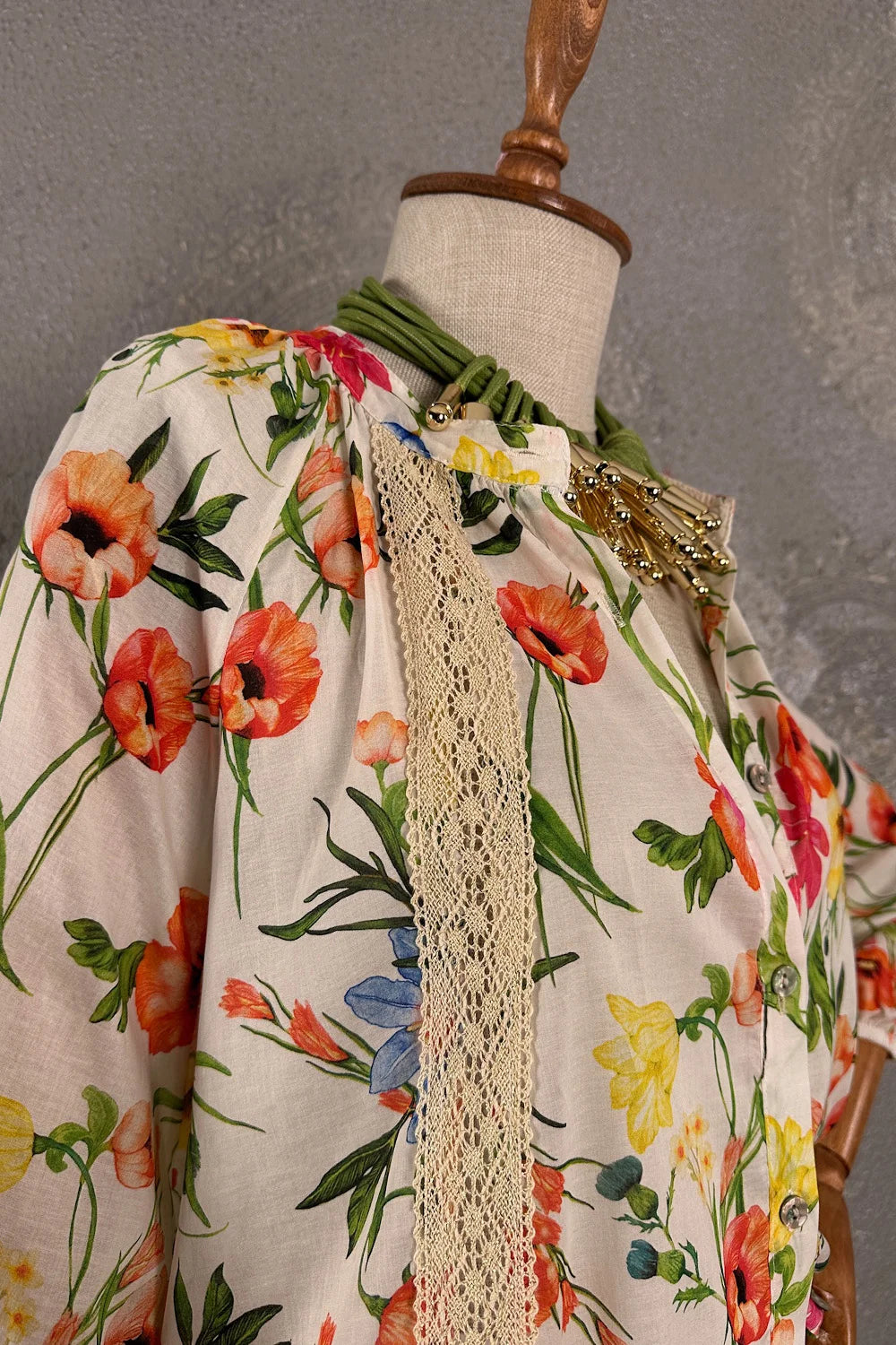 Floral Desenli Gömlek