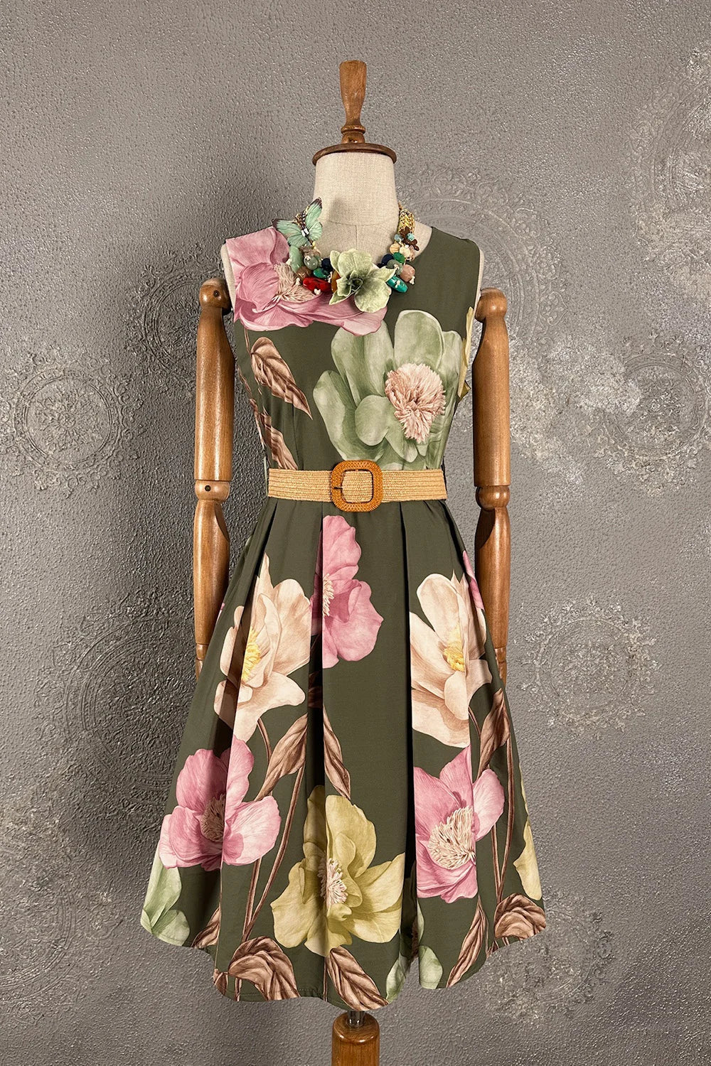 Floral Desenli Elbise