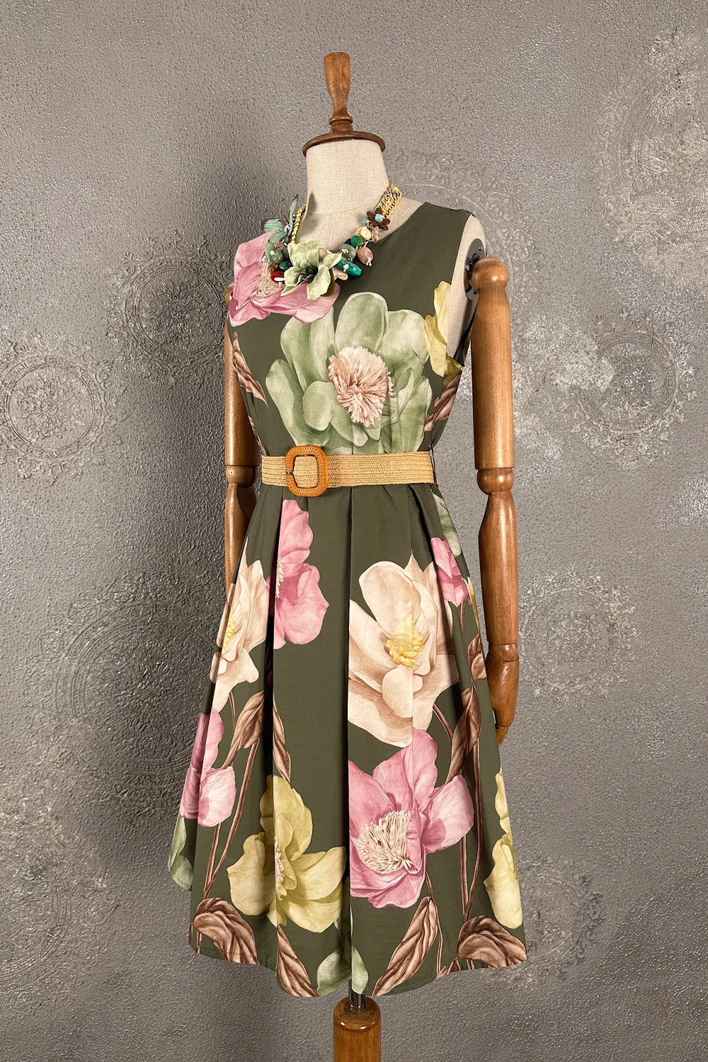 Floral Desenli Elbise