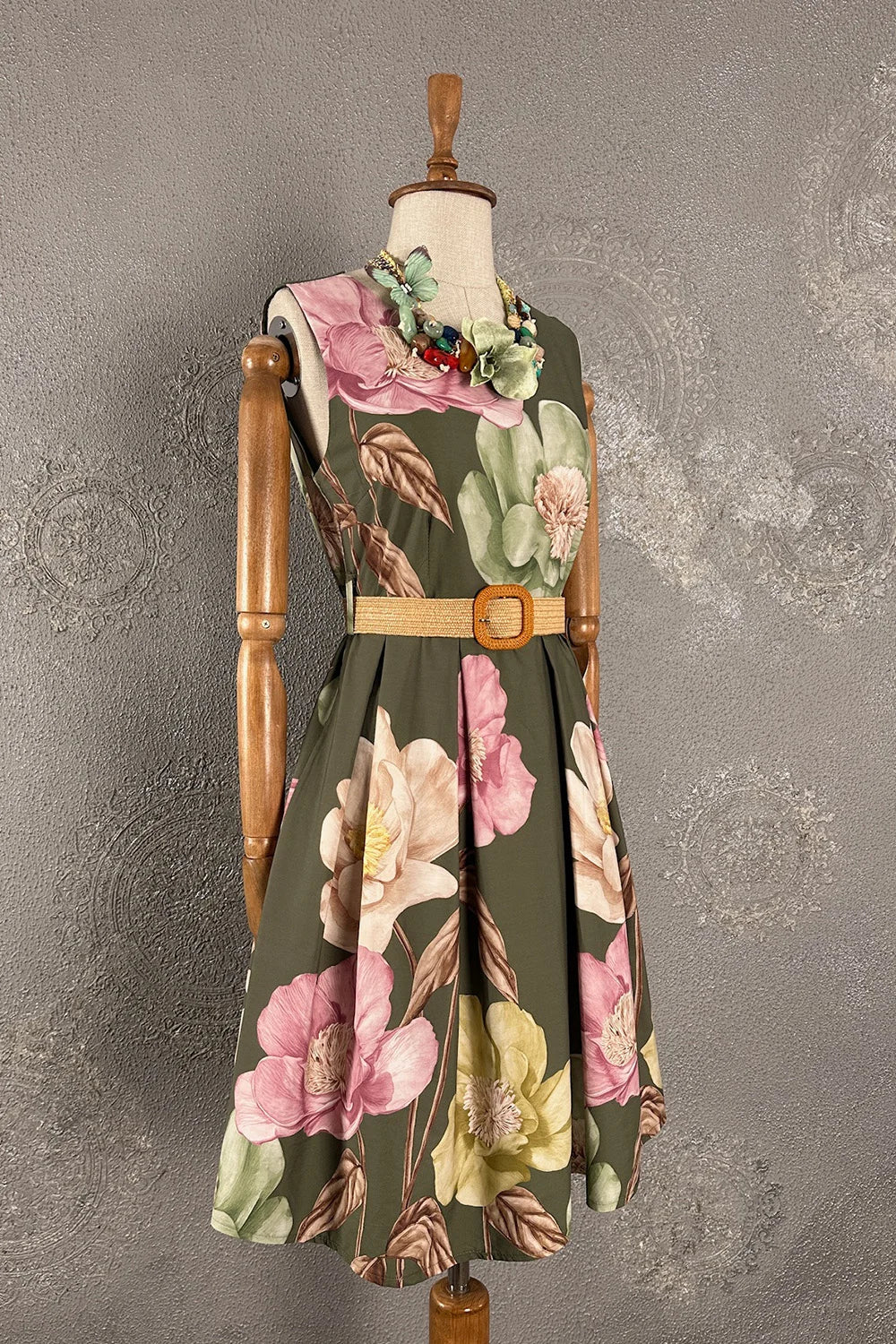 Floral Desenli Elbise