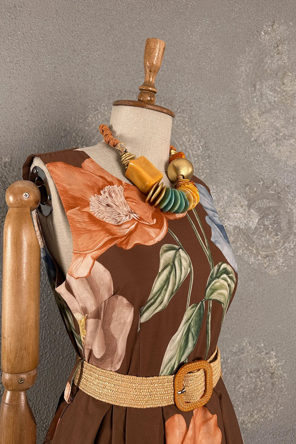 Floral Desenli Elbise