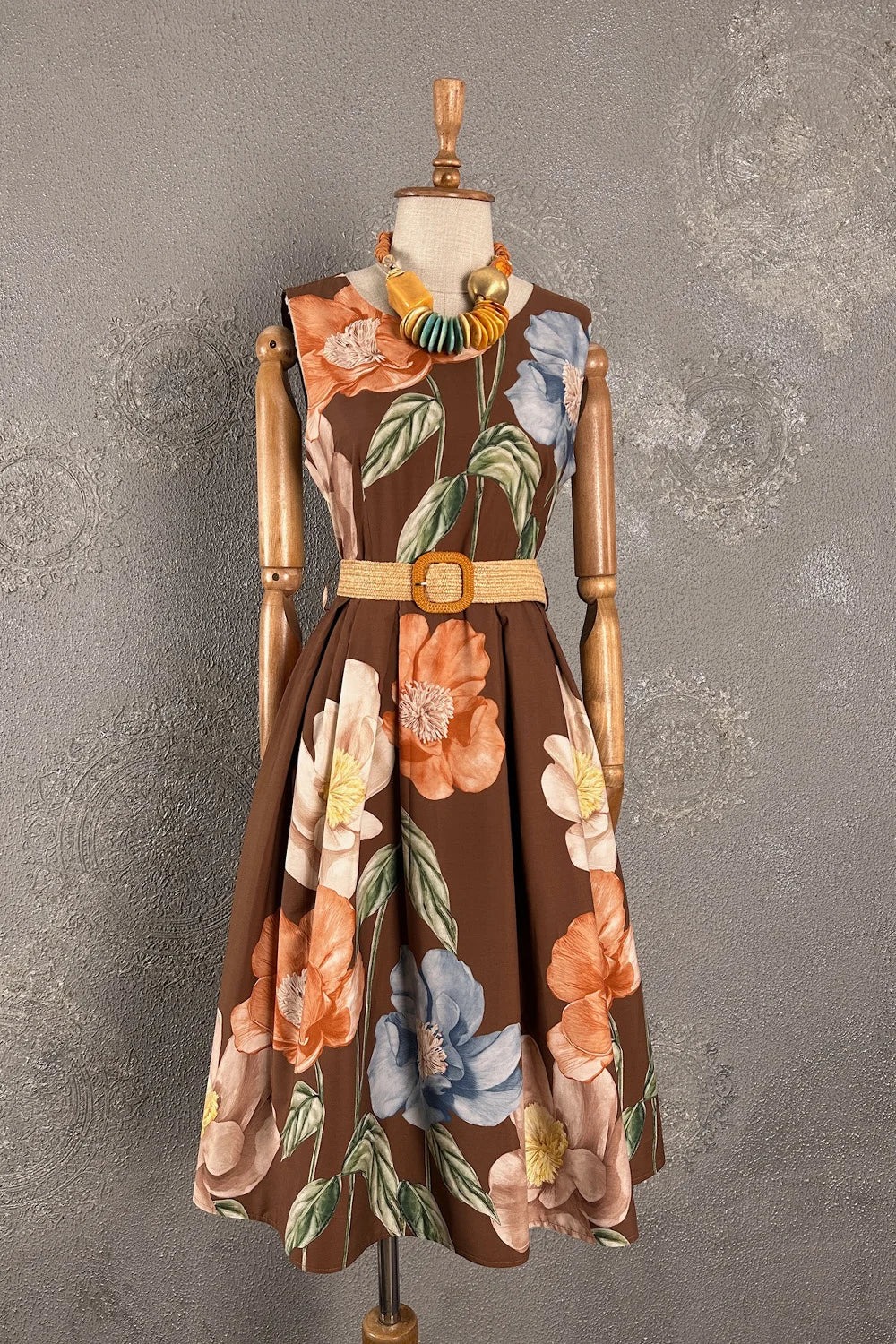 Floral Desenli Elbise