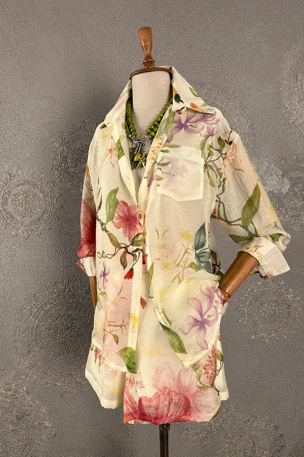 Floral Desenli Takım