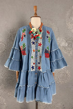 Denim Bohem Elbise