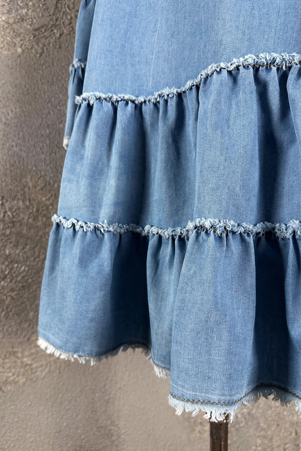 Denim Bohem Elbise