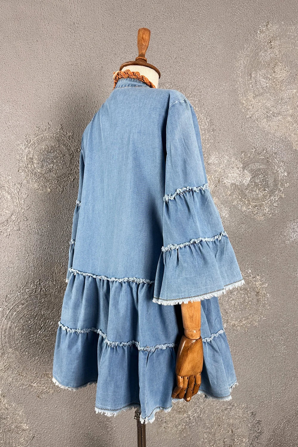 Denim Bohem Elbise