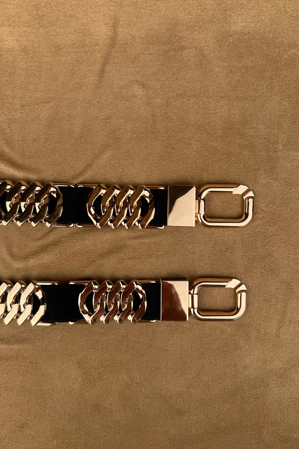 Metal Aksesuar Detaylı Elastik Kemer