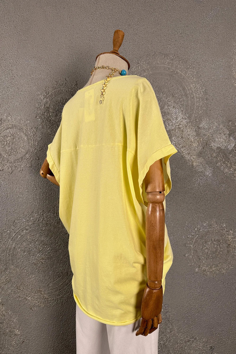 Oversize Keten T-shirt