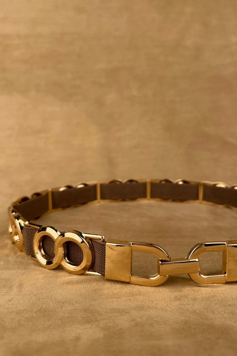 Halka Detaylı Elastik Kemer