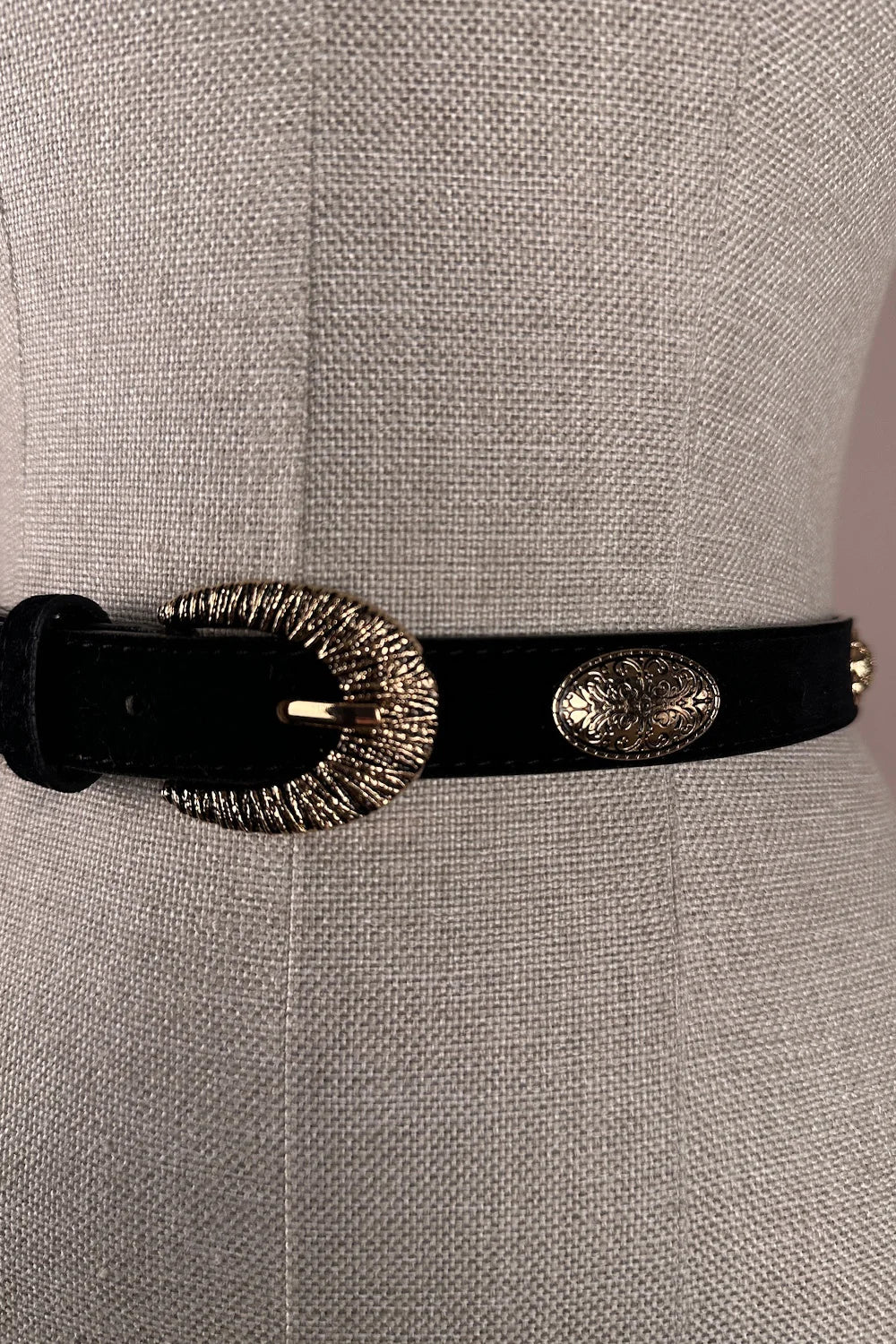 Metal Detaylı Vintage Kemer