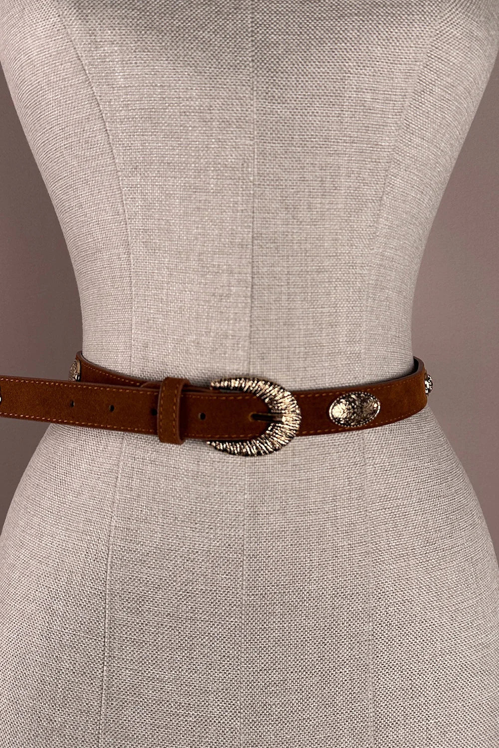 Metal Detaylı Vintage Kemer