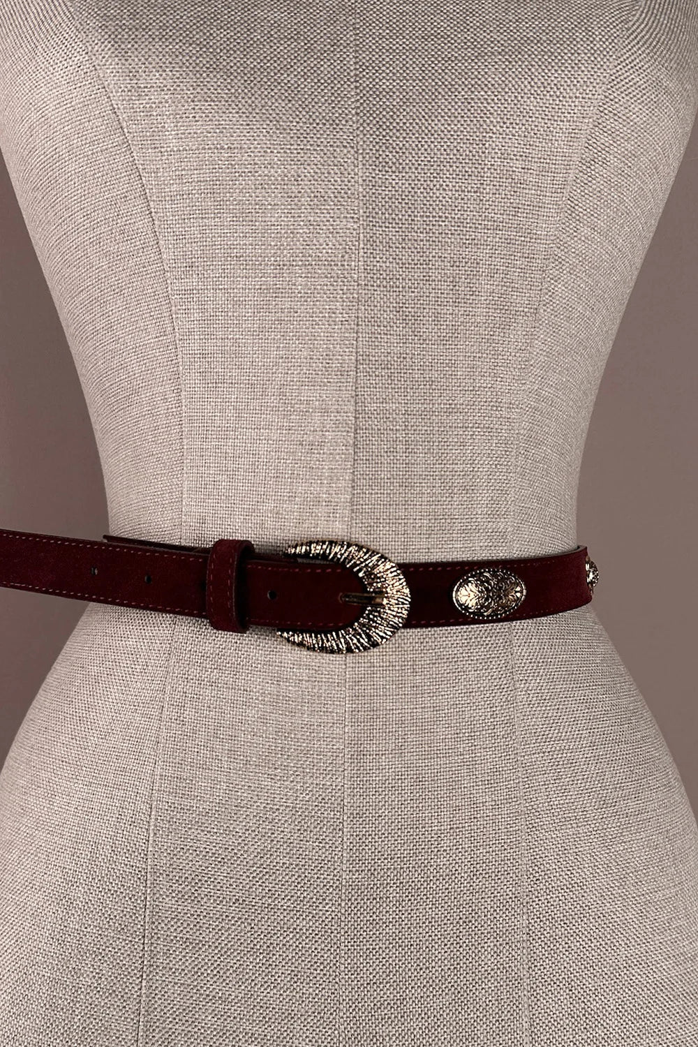 Metal Detaylı Vintage Kemer