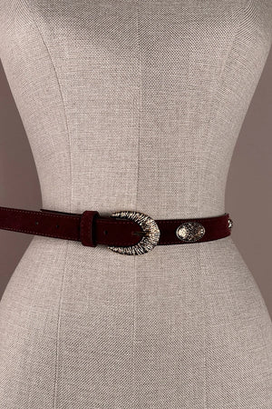 Metal Detaylı Vintage Kemer
