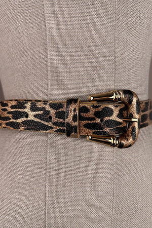 Leopar Desenli Kemer