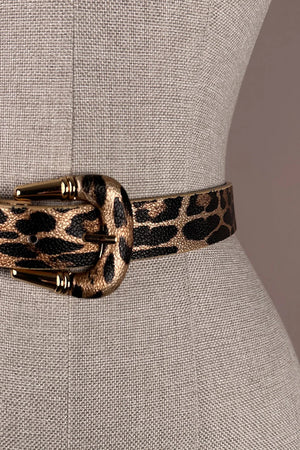 Leopar Desenli Kemer