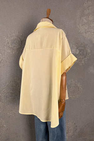 Taşlı Oversize Gömlek