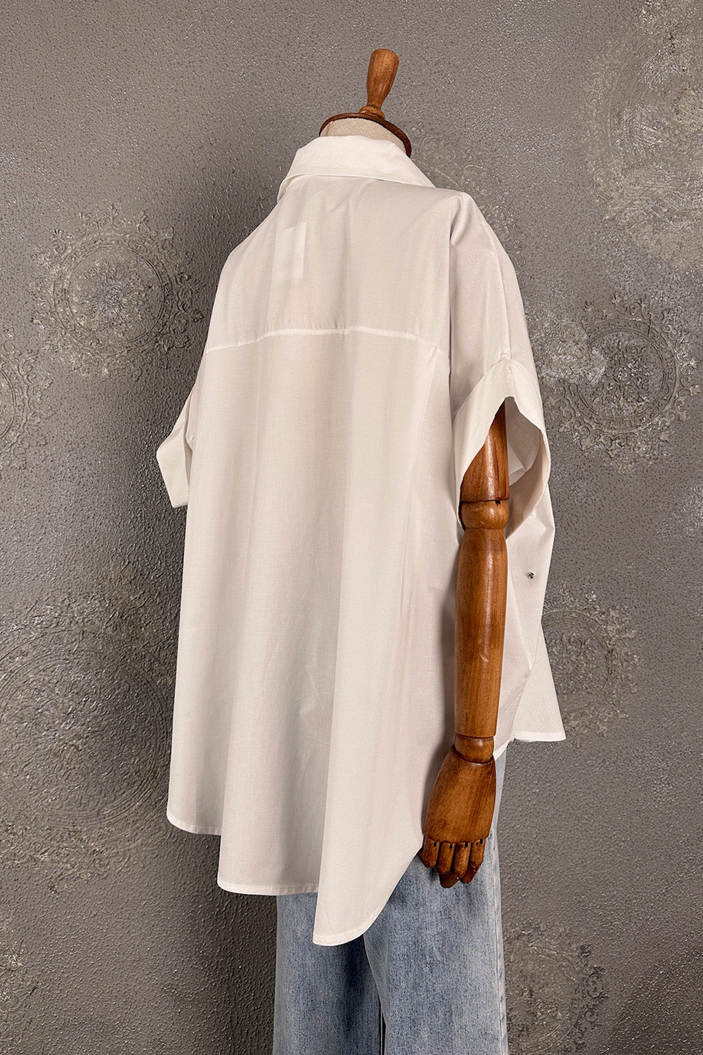 Taşlı Oversize Gömlek