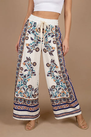 Etnik Desenli Pantolon
