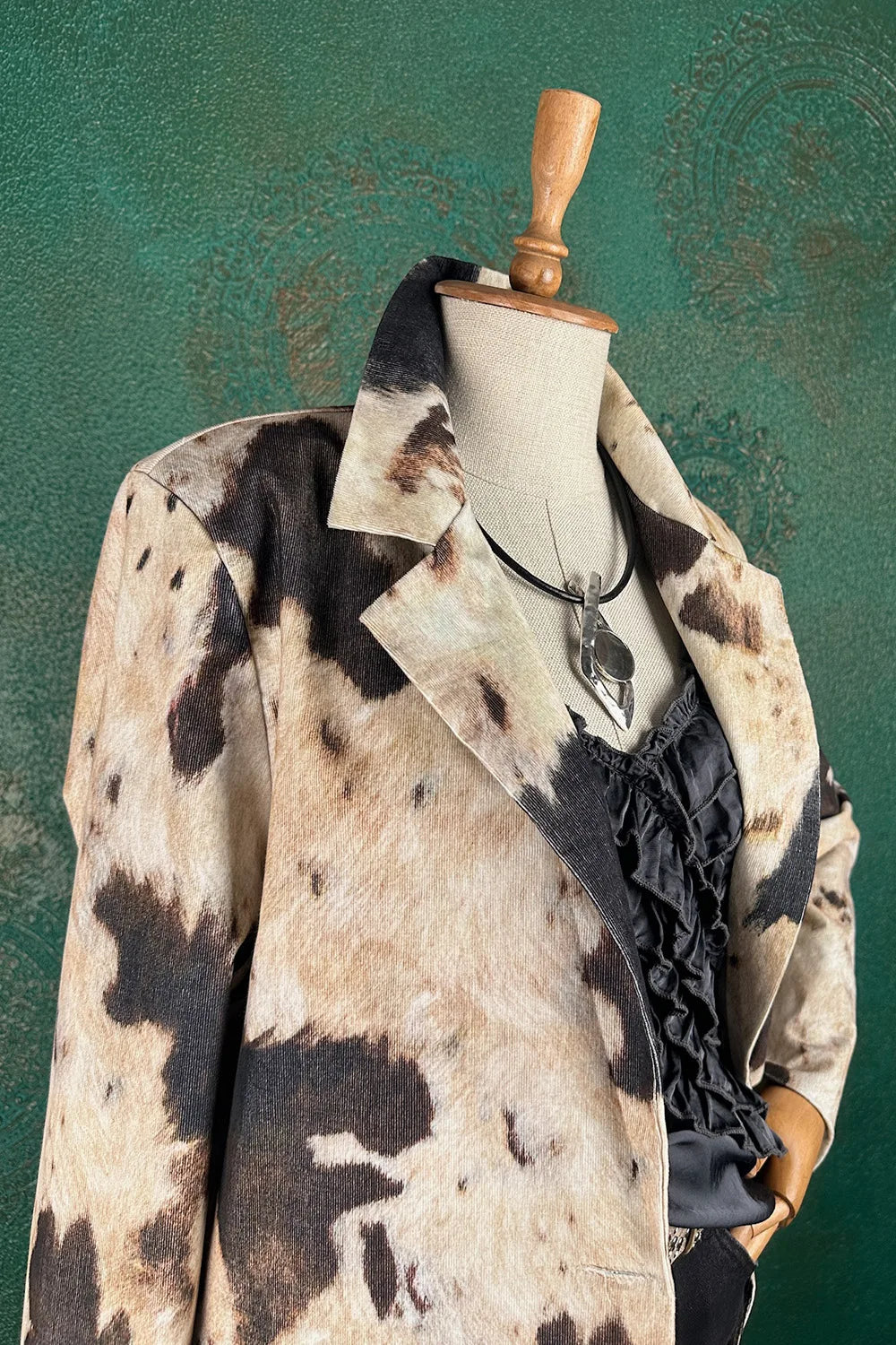 Desenli Blazer Ceket