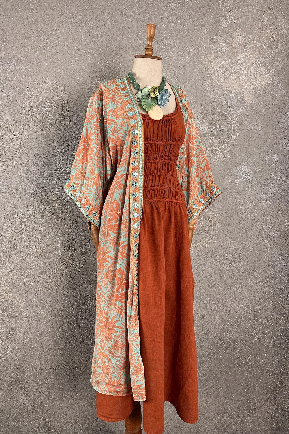 Uzun İpek Kimono