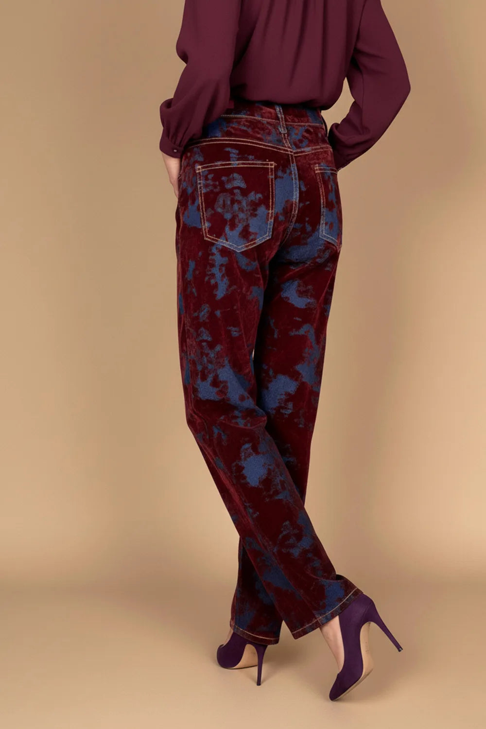 Kadife Gölgeli Jean