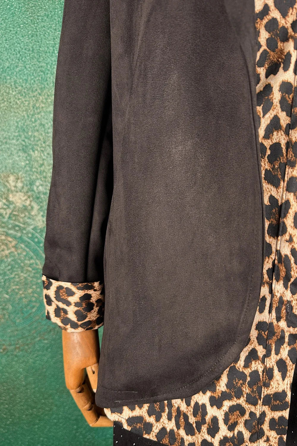 Nubuk Dokulu Blazer Ceket