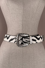 Zebra Desenli Kemer