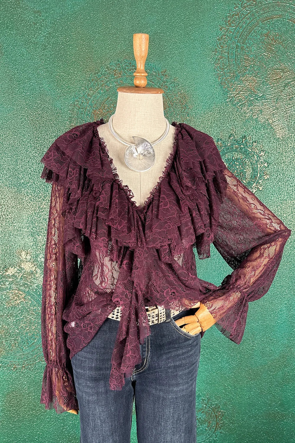 Dantel Detaylı Bluz