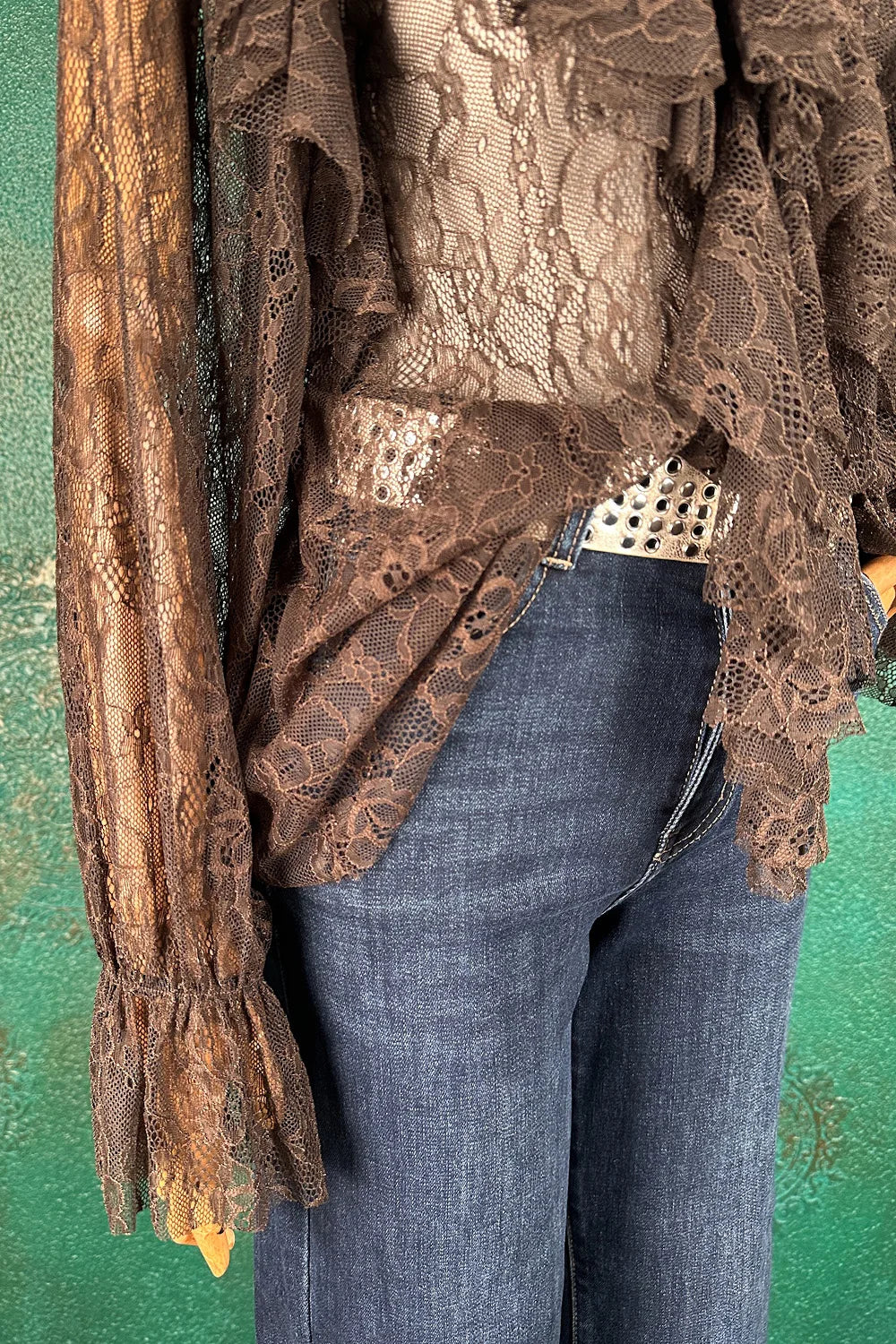 Dantel Detaylı Bluz