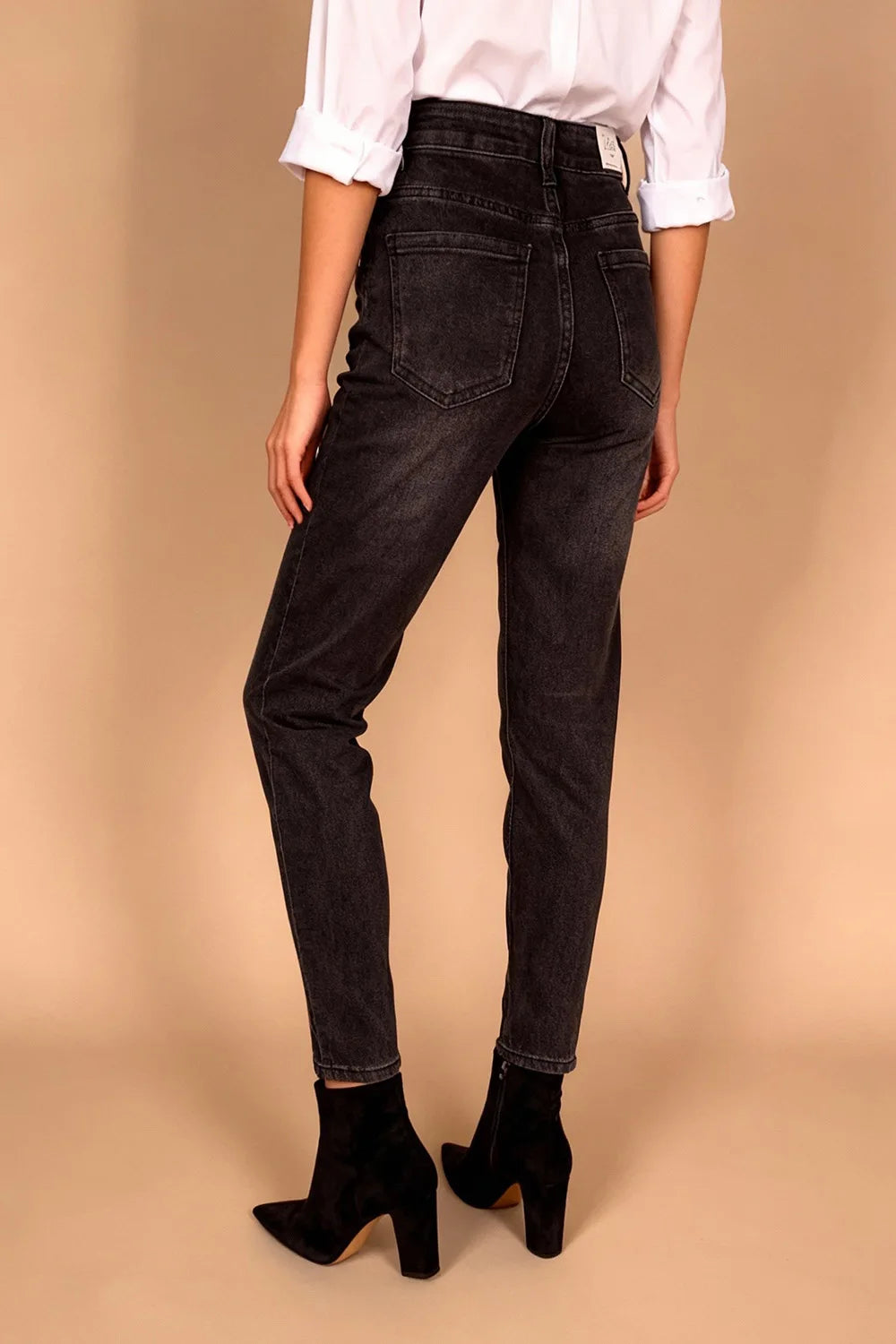 Taşlı Düğme Detaylı Skinny Jean