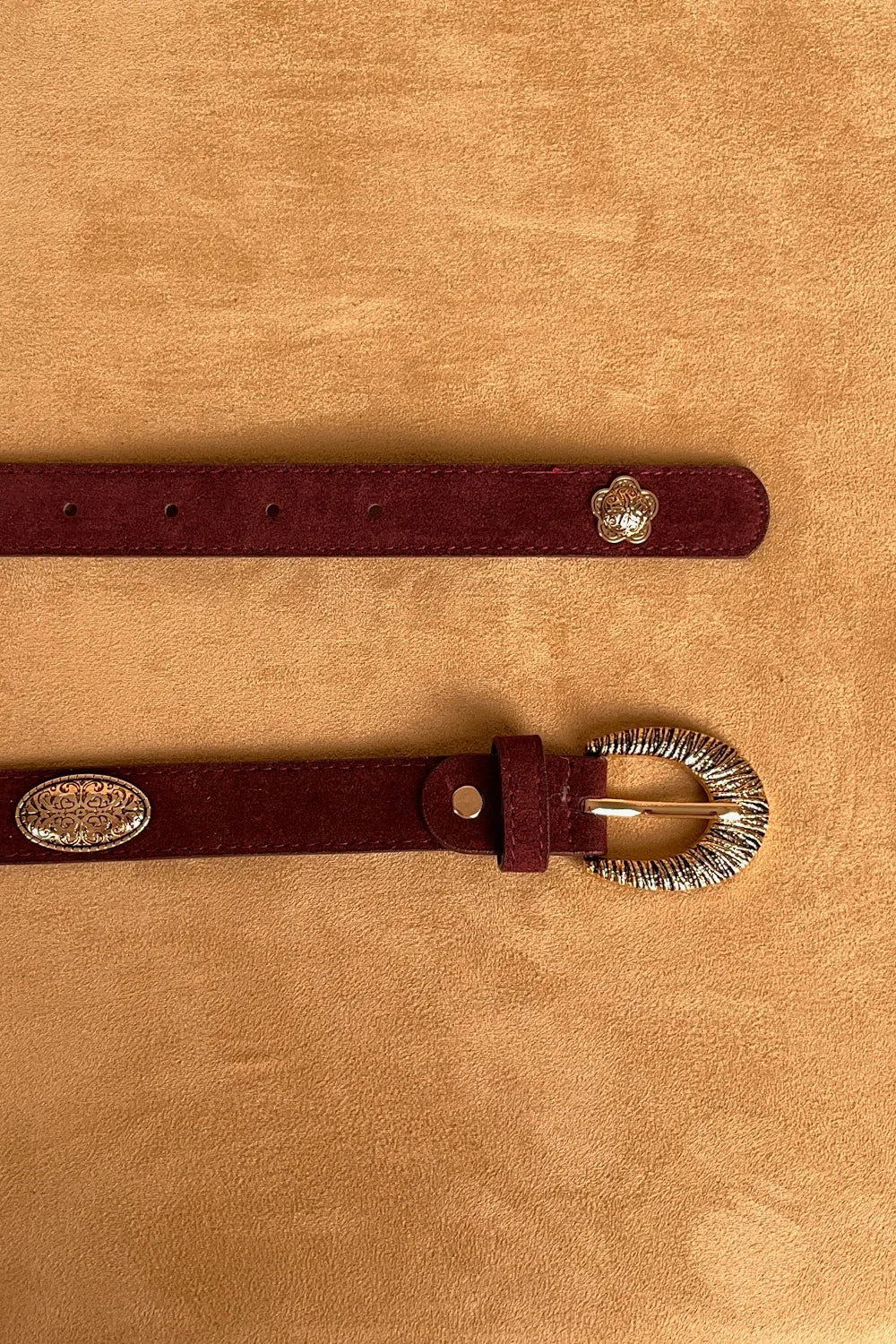 Metal Detaylı Vintage Kemer