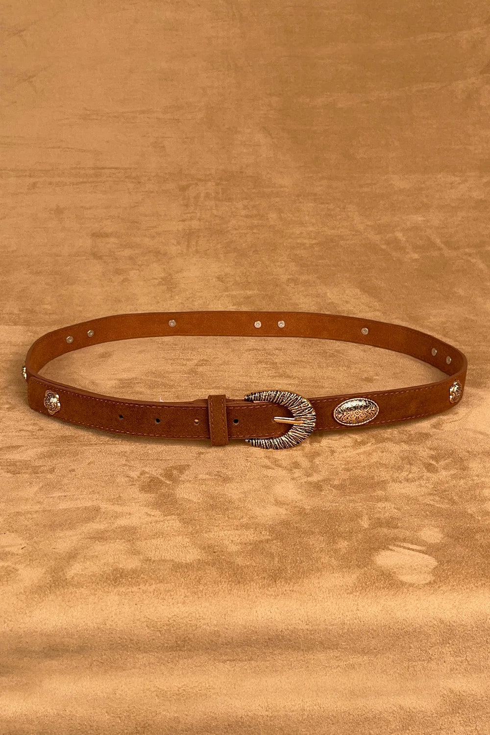 Metal Detaylı Vintage Kemer